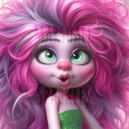 Hazel Troll © 40x40 (PTO)