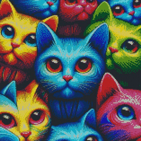 Rainbow Cats  © 40x40