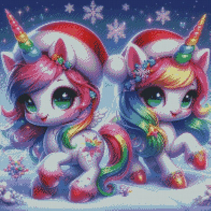 Christmas Unicorns © (print to order)