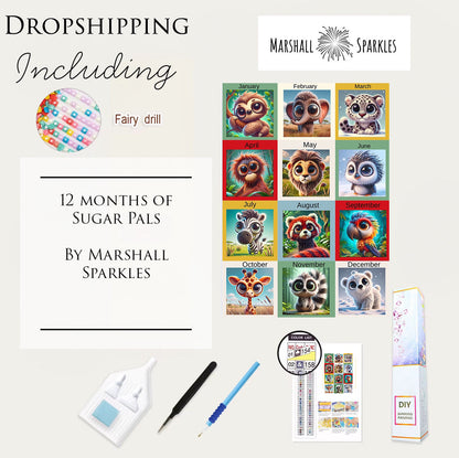 12 Months of Sugar Pals © 30x30