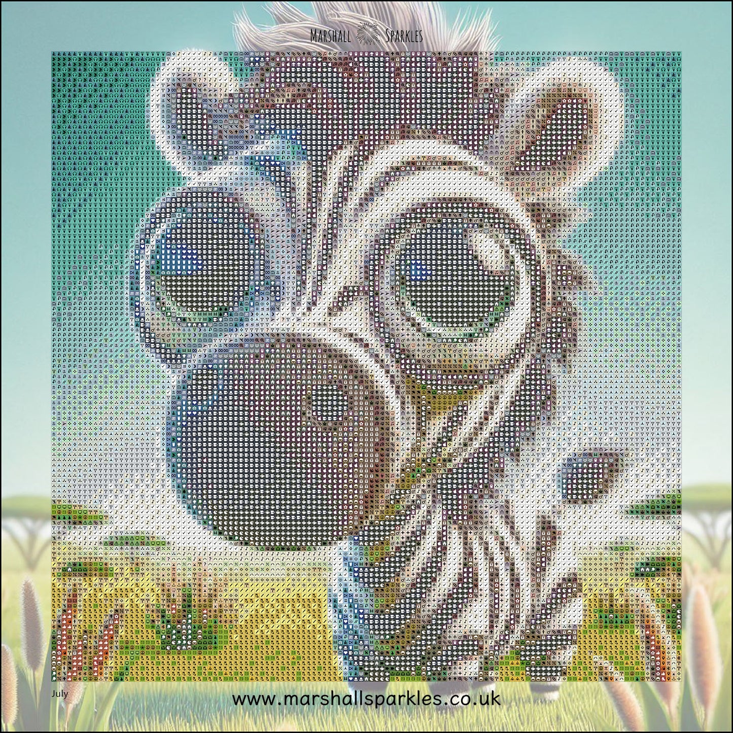 12 Months of Sugar Pals © 30x30 (print to order)