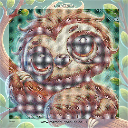 12 Months of Sugar Pals © 30x30 (print to order)