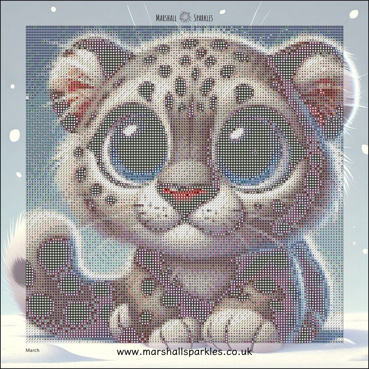 12 Months of Sugar Pals © 30x30 (print to order)