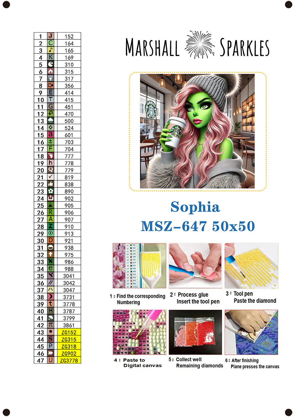 Sophia © 50x50 (print to order)