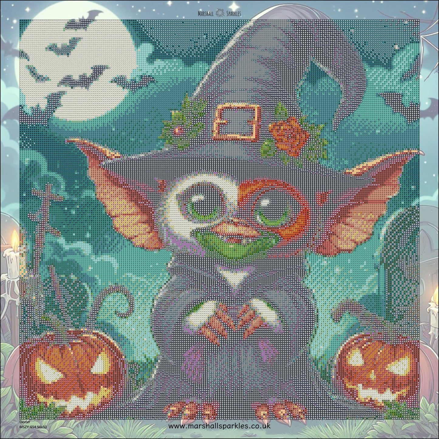 Dexter © 50x50  Fairy and Glow in the Dark Drills (print to order)