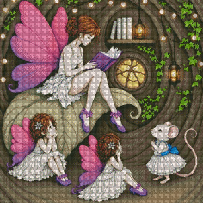 Untold Story © 60x60 by Rachel Diamond