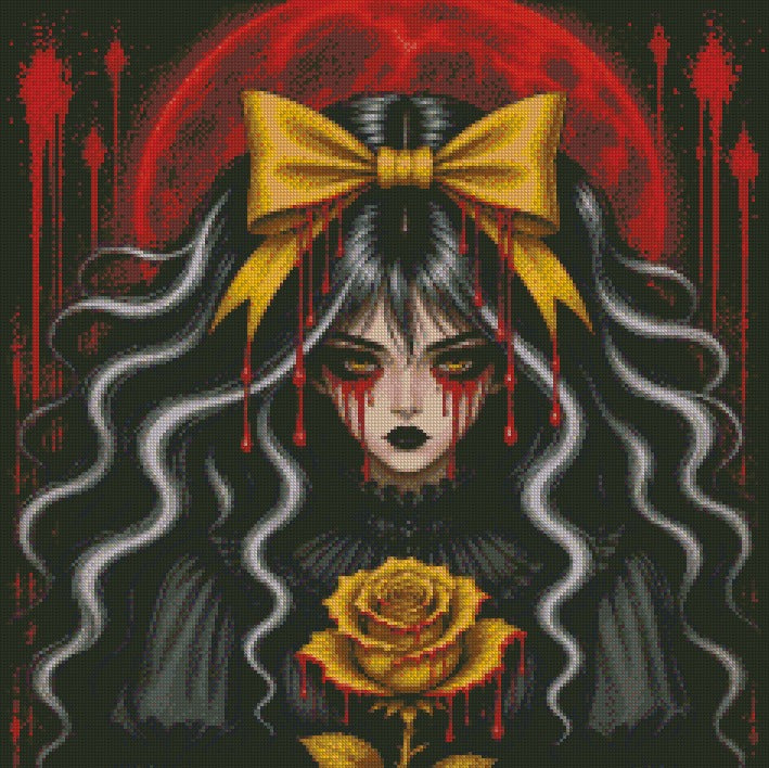 Moonlight Resurrection © 60x60 by Rachel Diamond