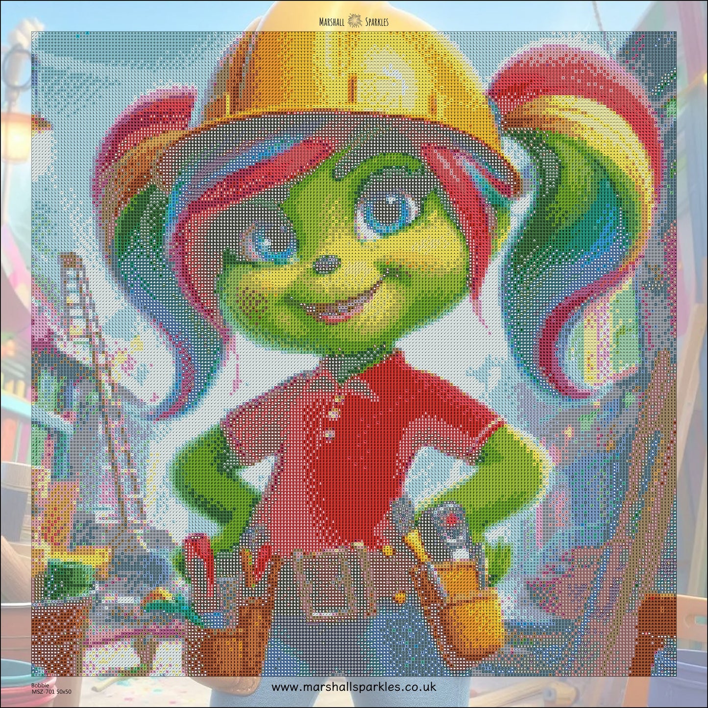 April Bobbie © 50x50 Square Fairy Drill