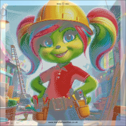 April Bobbie © 50x50 Square Fairy Drill