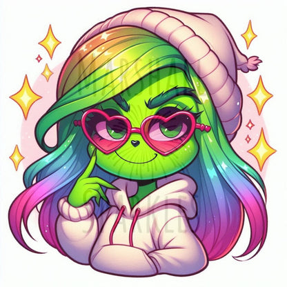 Rainbow Love Glasses © 50x50
