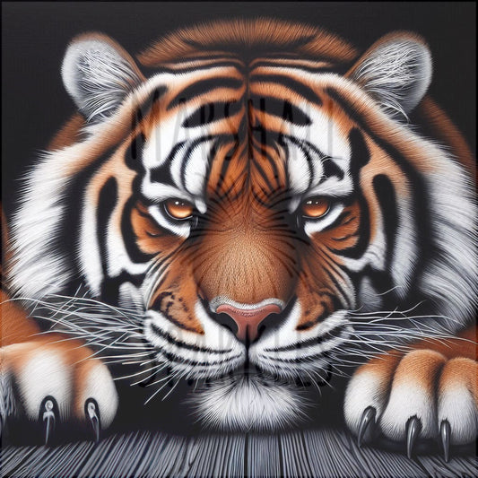 Moody Tiger © 40x40