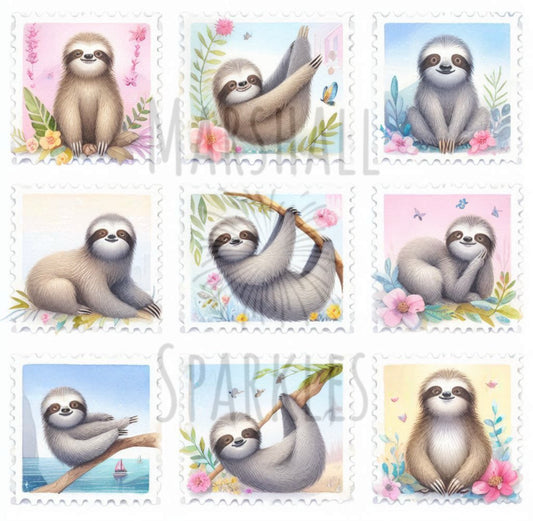 Sloth Stamps © 60x60