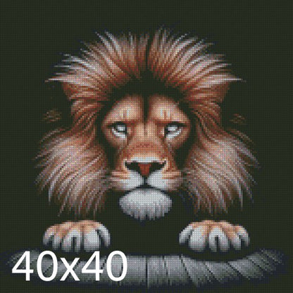 Moody Lion © 40x40