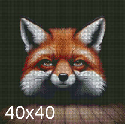 Moody Fox © 40x40
