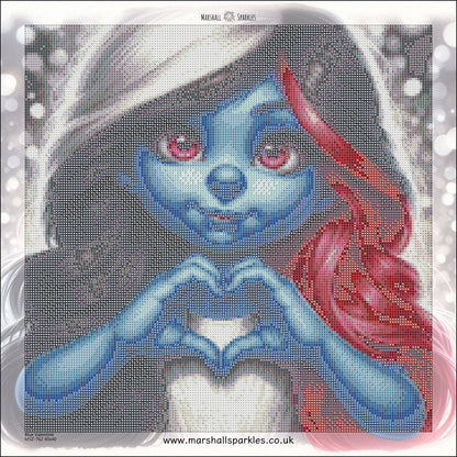 Blue Valentine  ©  40x40 (print to order)