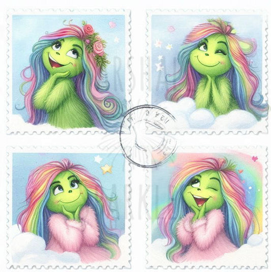 Green Girls Stamps © 60x60
