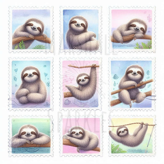 Sloth Stamps © 60x60