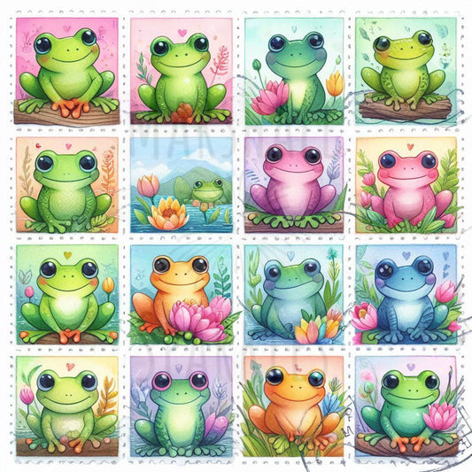 Frog Stamps © 60x60