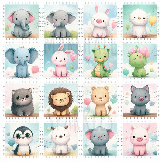 Animal Stamps © 60x60