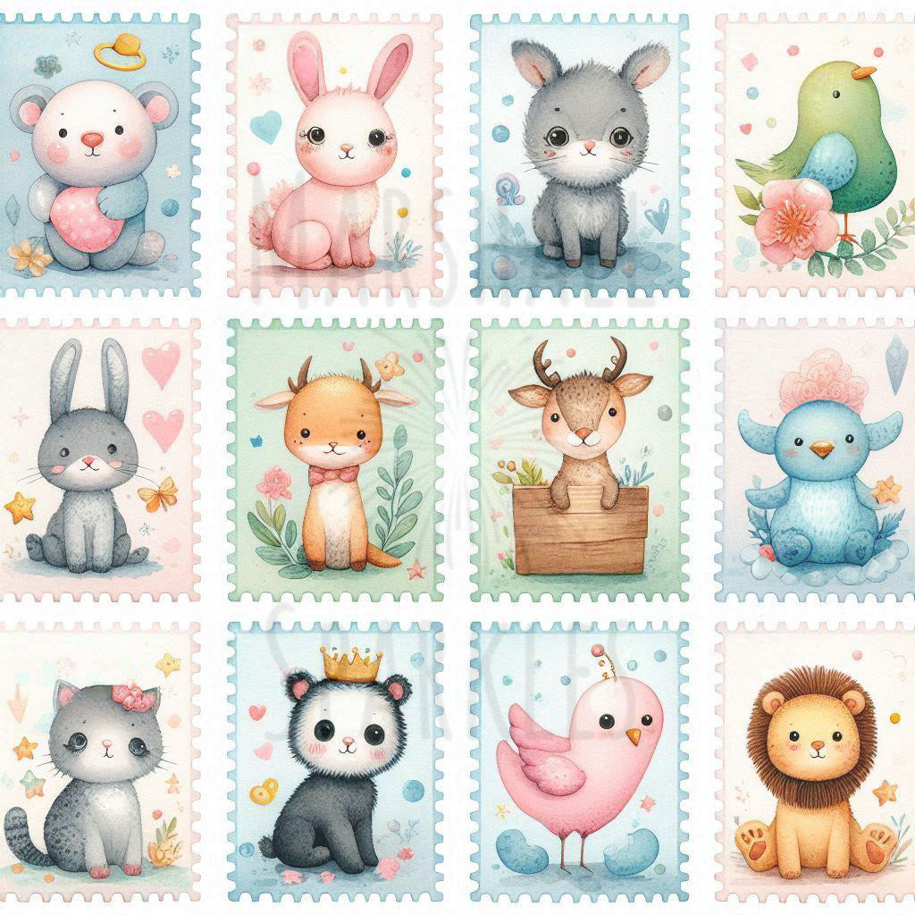 Animal Stamps © 60x60