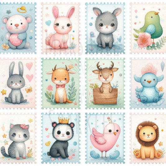 Animal Stamps © 60x60