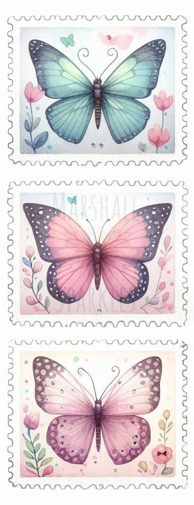 Butterfly Stamps © 40x105