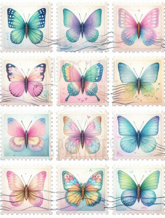 Butterfly Stamps © 60x80