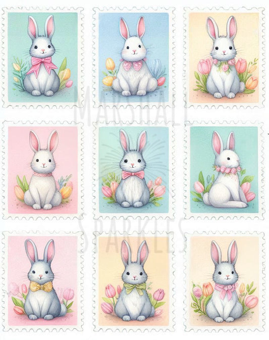 Rabbit Stamps © 60x75