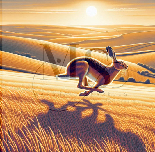 Hare in Yorkshire Fields © 50x50