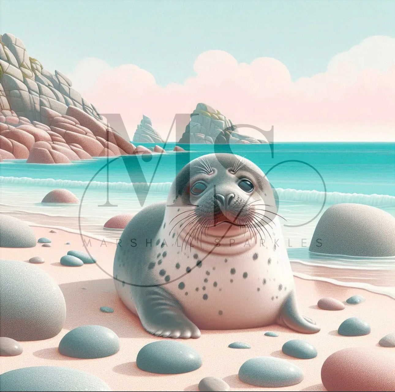 Cornish Seal © 50x50