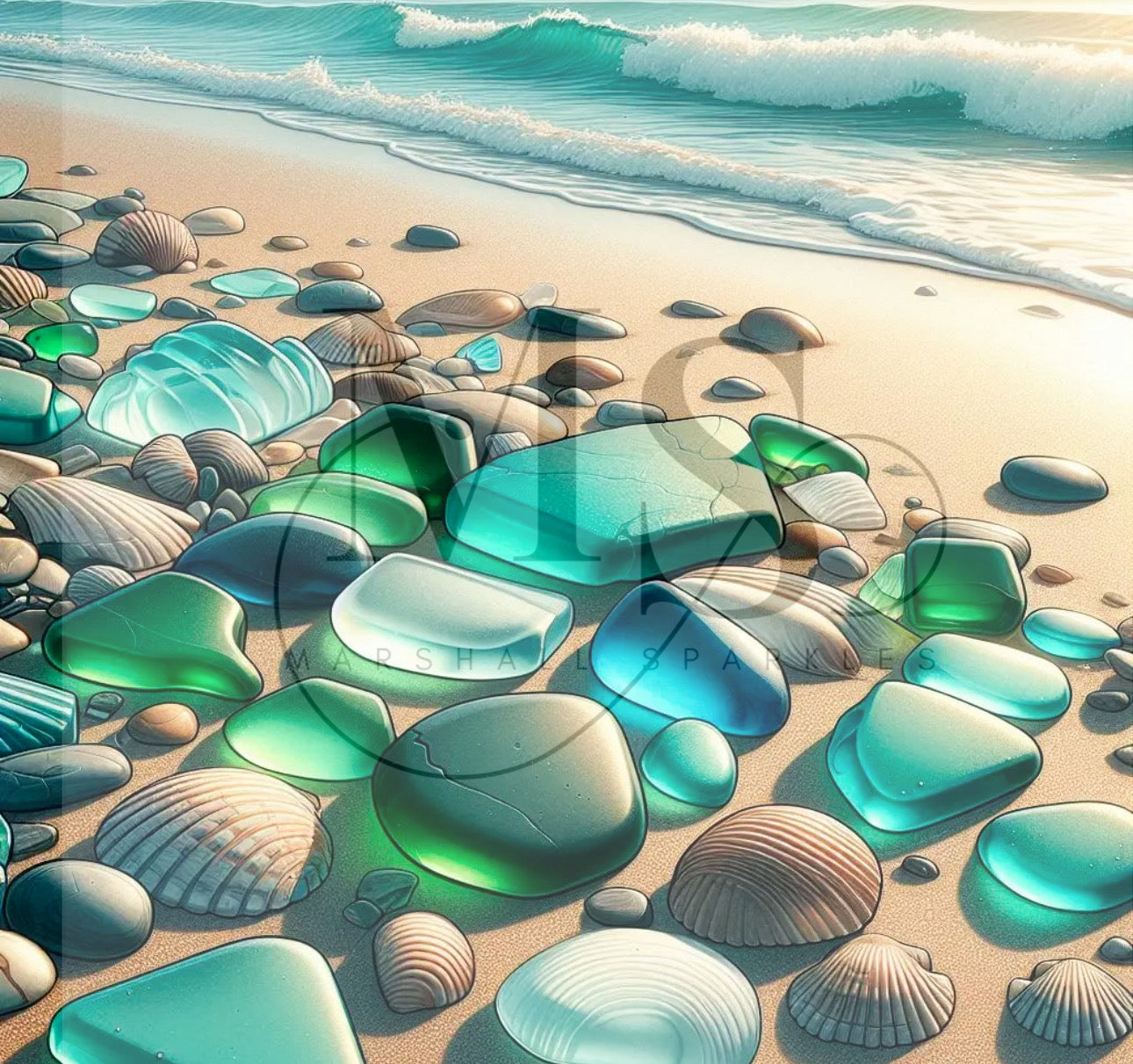 Isle of Wight Sea glass © 50x50