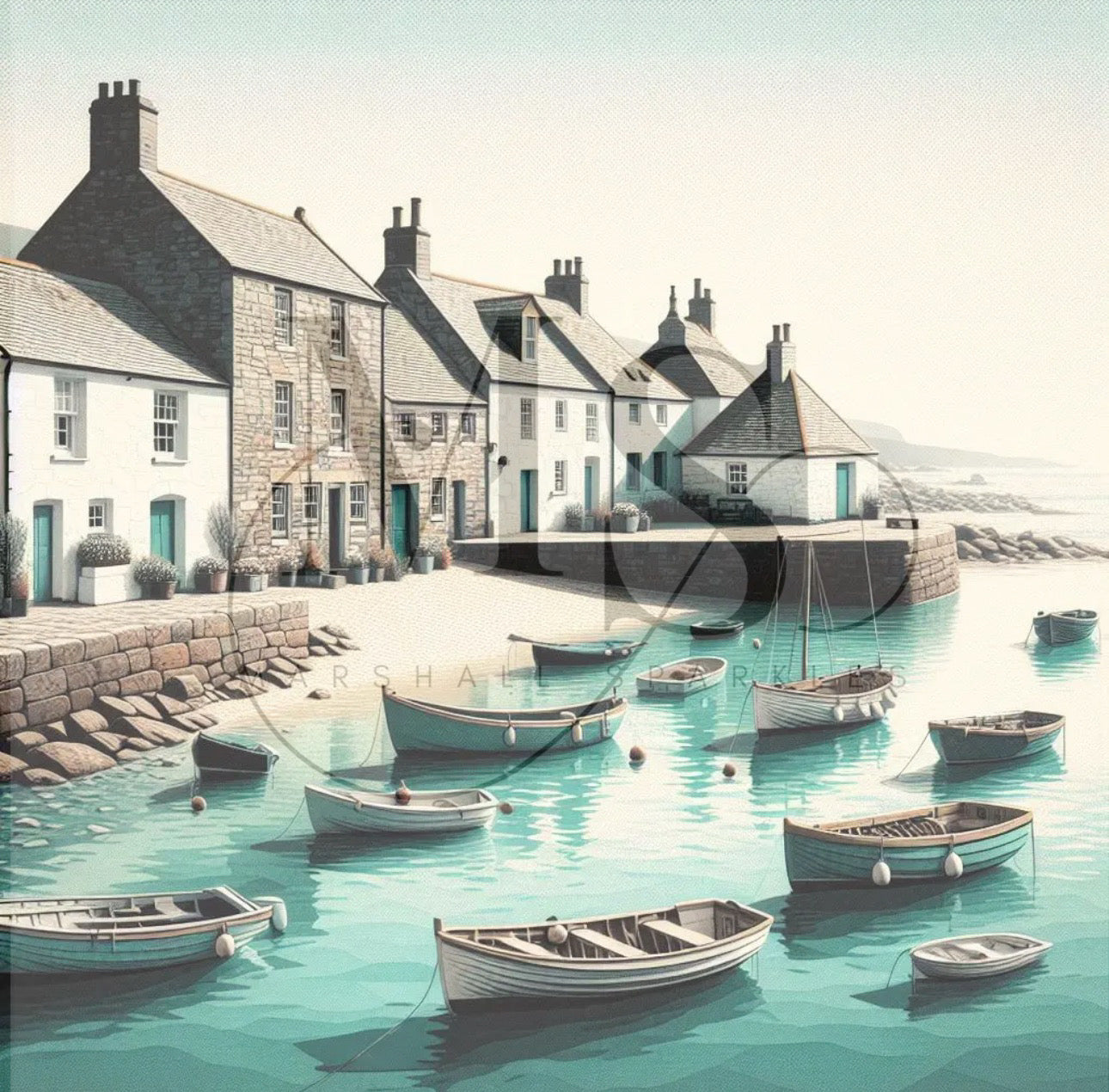 Cornish Harbour © 60x60