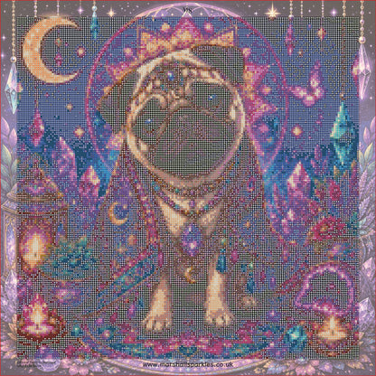 Celestial Teddy © 50x50 by Puttiluxe