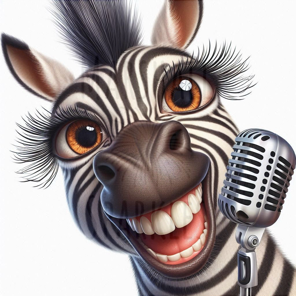 Popstar Collection - Zebra © 40x40 - (print to order)