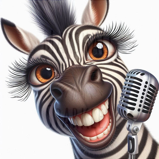 Popstar Collection - Zebra © 40x40 - (print to order)