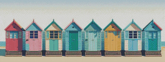Beach Huts © 80x30