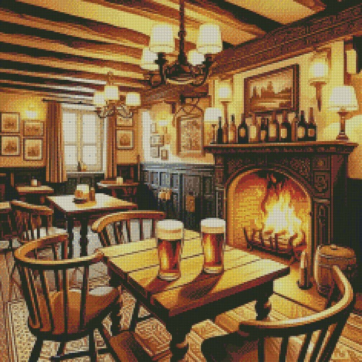 Cosy Pub Peak District Village © 60x60