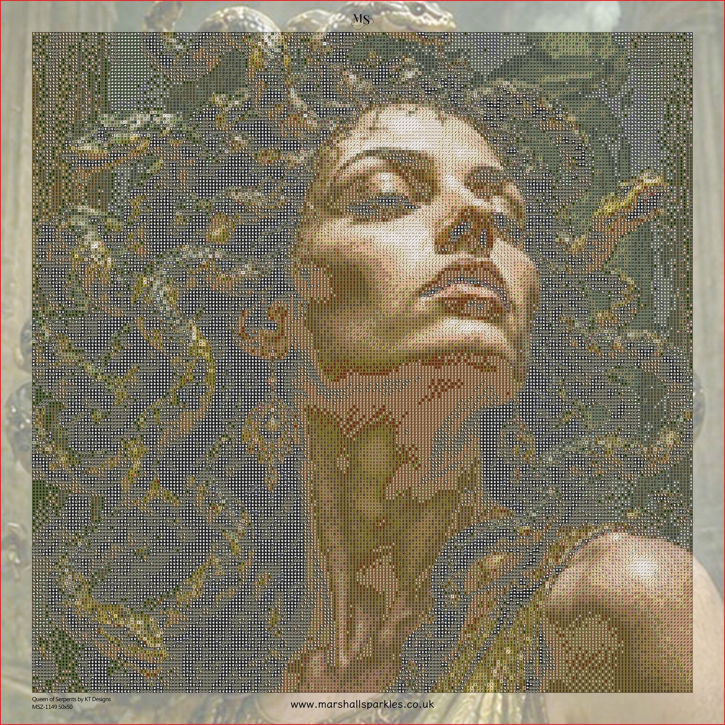 Queen of Serpents ©  50x50 by KT Designs