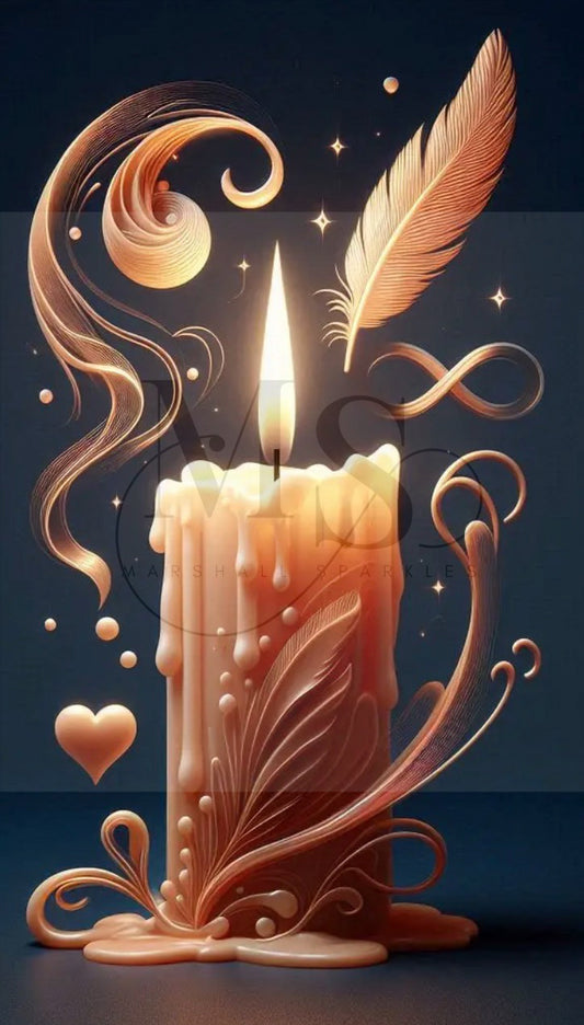 The Candle That Refuses to Go Out © 40x70