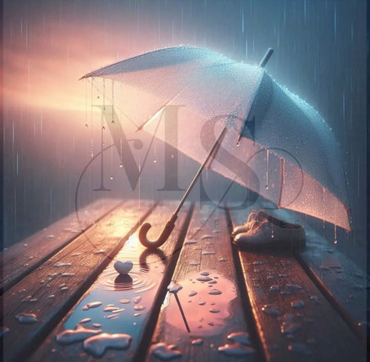 The Umbrella That Waits © 60x60