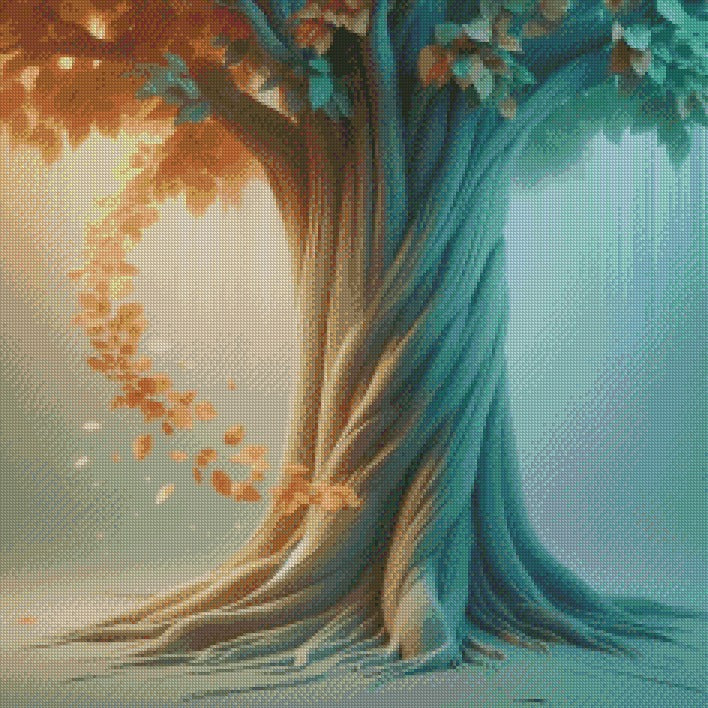 The Tree That Remembers Every Leaf © 60x60
