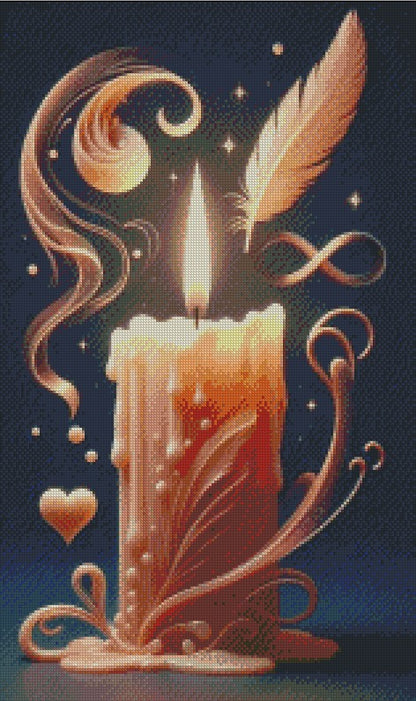 The Candle That Refuses to Go Out © 40x70