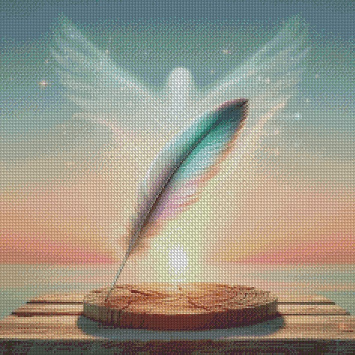 The Feather That Carries a Story © 60x60