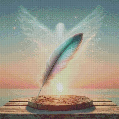 The Feather That Carries a Story © 60x60