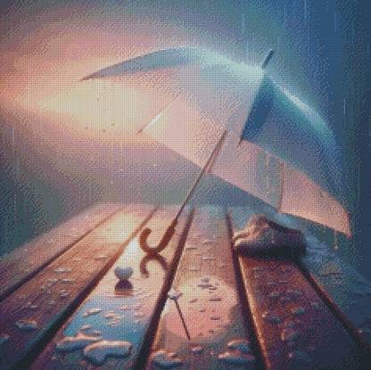 The Umbrella That Waits © 60x60