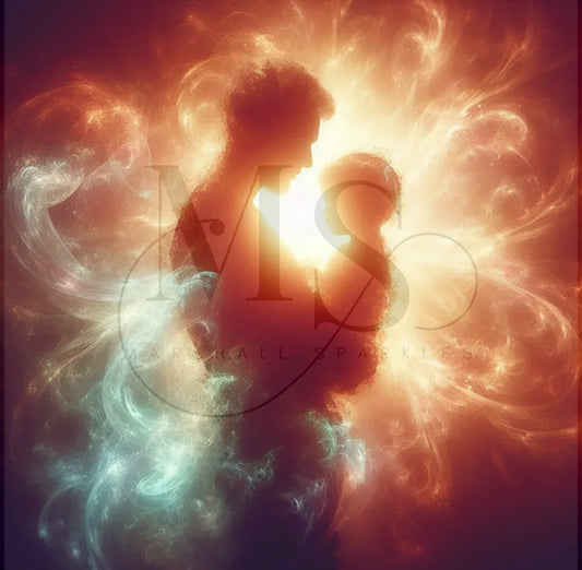 Father and Child - The Last Hug © 60x60