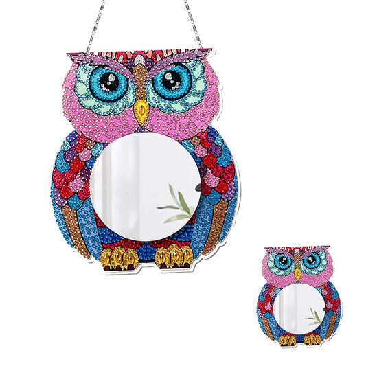 Owl, Mirror Wall Hang