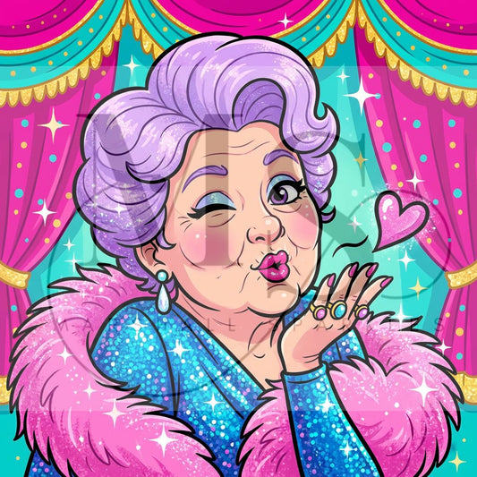 Flirty Granny © 50x50