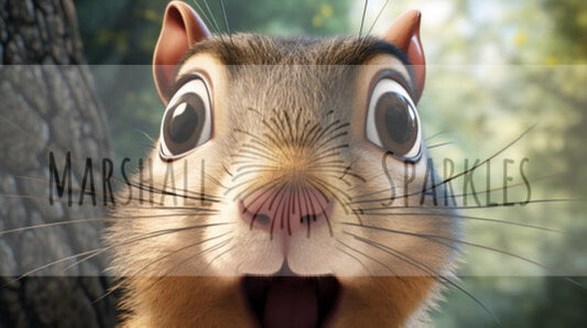 Selfie Squirrel © 90x50