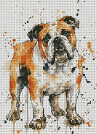 Olde English Bulldog © 40x55 - (print to order)